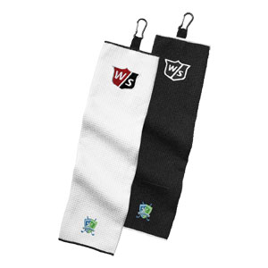 Wilson Staff Microfibre Tri-fold Golf Towel